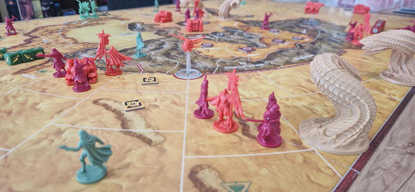 Dune: War for Arrakis on the table, photo by Pere