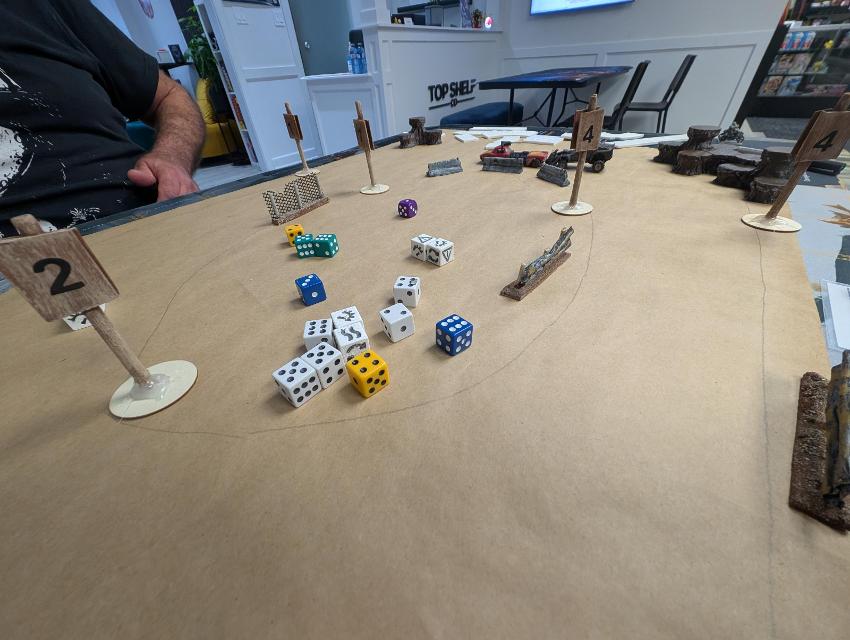 Gaslands: Refuelled on the table, photo by Brandon Storm