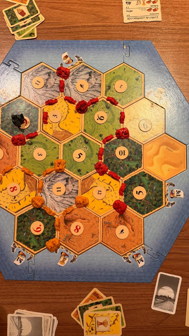 Catan sobre la taula, foto de Glòria