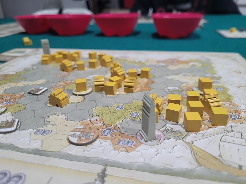 The Guild of Merchant Explorers on the table, photo by Blax Carrillo