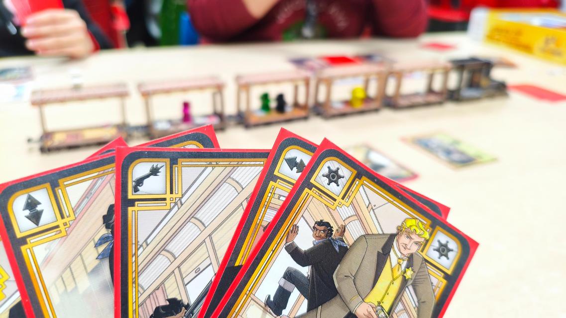Colt Express på bordet, bilde av Mochilo