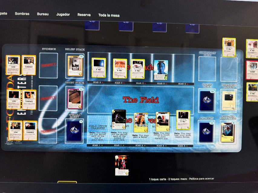 Legendary Encounters: The X-Files Deck Building Game on the table, photo by neogeneration