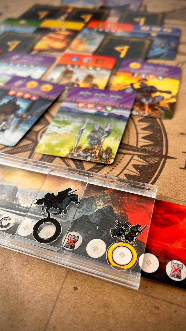 The Lord of the Rings: Duel for Middle-earth on the table, photo by Andres