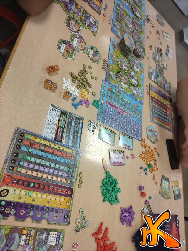 Dinosaur World on the table, photo by Amy