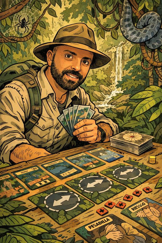 The Lost Expedition on the table, photo by Artur Rodríguez Coma