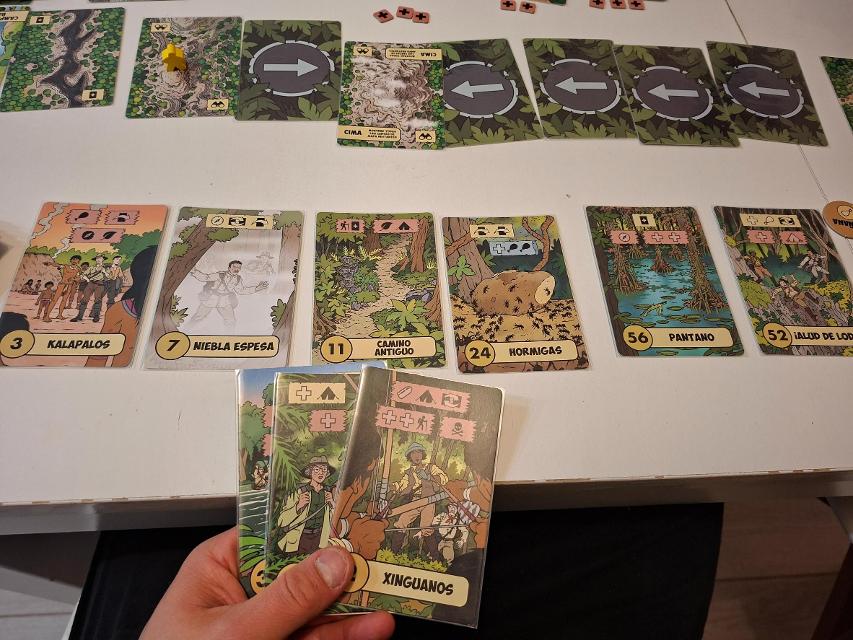 The Lost Expedition on the table, photo by Artur Rodríguez Coma
